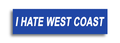 'I HATE ...' Footy Sticker