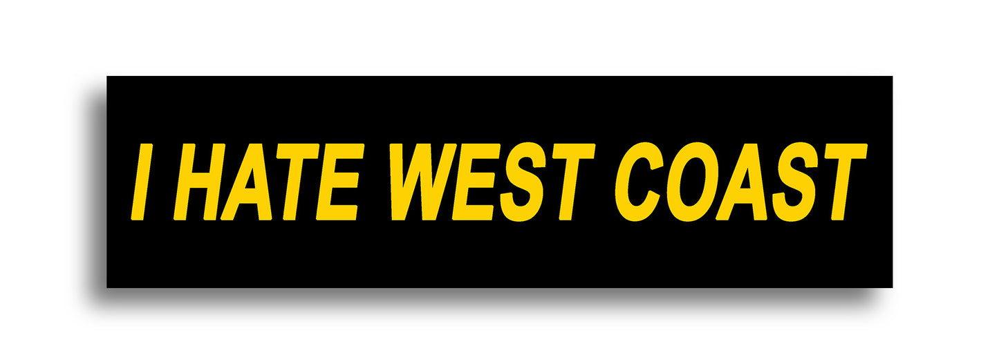 'I HATE ...' Footy Sticker