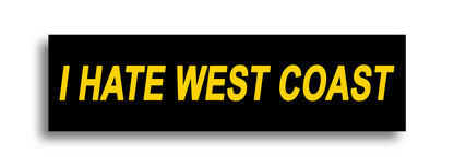 'I HATE ...' Footy Sticker