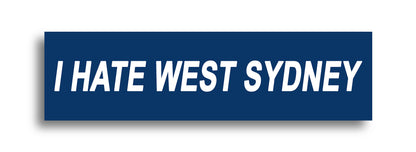 'I HATE ...' Footy Sticker