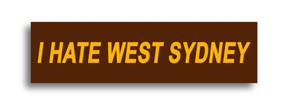 'I HATE ...' Footy Sticker