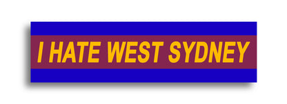 'I HATE ...' Footy Sticker