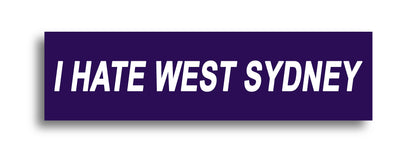 'I HATE ...' Footy Sticker