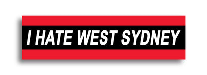 'I HATE ...' Footy Sticker