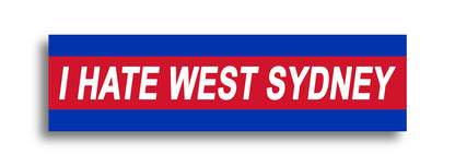'I HATE ...' Footy Sticker