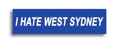 'I HATE ...' Footy Sticker