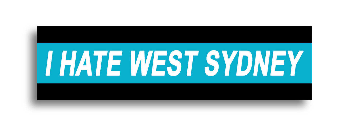 'I HATE ...' Footy Sticker