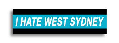 'I HATE ...' Footy Sticker