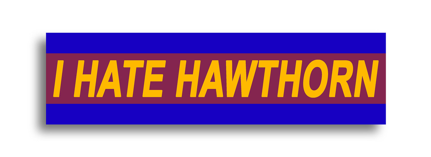 'I HATE ...' Footy Sticker