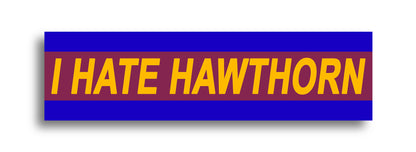 'I HATE ...' Footy Sticker