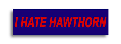 'I HATE ...' Footy Sticker