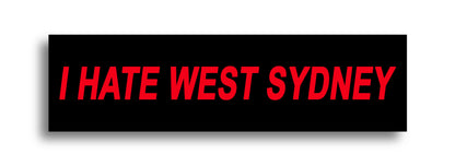 'I HATE ...' Footy Sticker